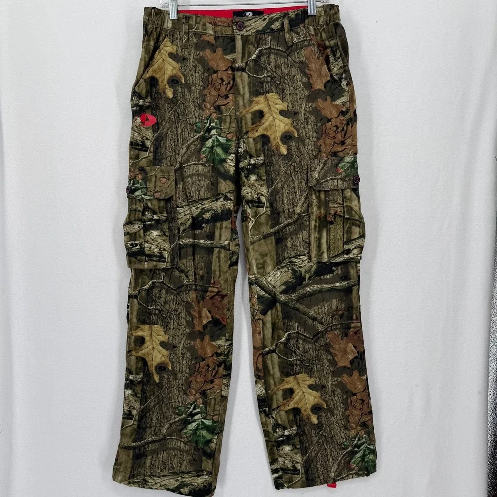 Mossy Oak Break-Up Infinity Camo Cargo Pants Mens‎ Medium Green Brown